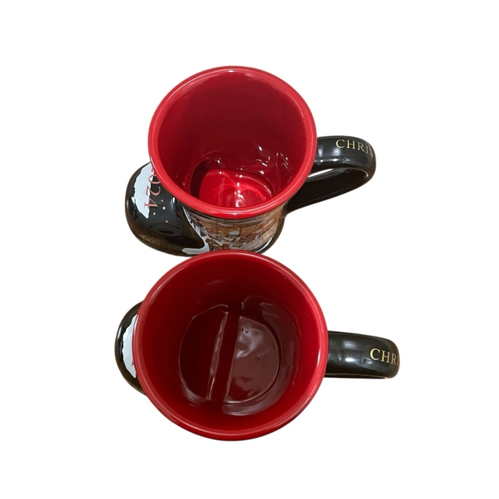 Christkindlmarket Christmas Boot Mug Set Of 2 Black Red Home Size One Size - Picture 4 of 8